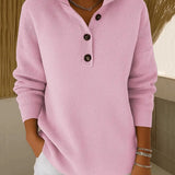 FLORENCE | V-NECK POLO SWEATER