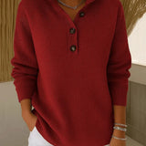 FLORENCE | V-NECK POLO SWEATER