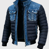Pavel - Giacca in denim ibrida trapuntata