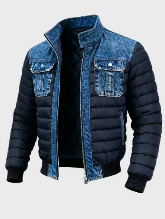 Pavel - Giacca in denim ibrida trapuntata Sophie Milano