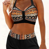 Janette - Bikini a Vita Alta con Strisce