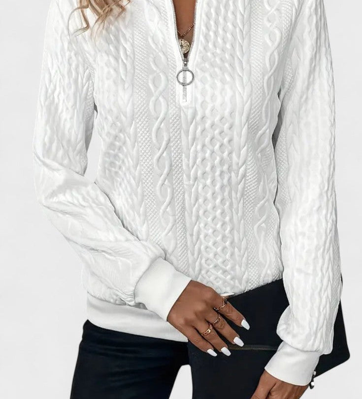 Nela™ | Maglione con zip per donne