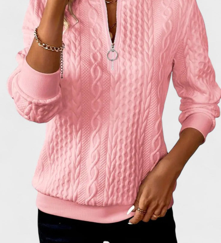 Nela™ | Maglione con zip per donne