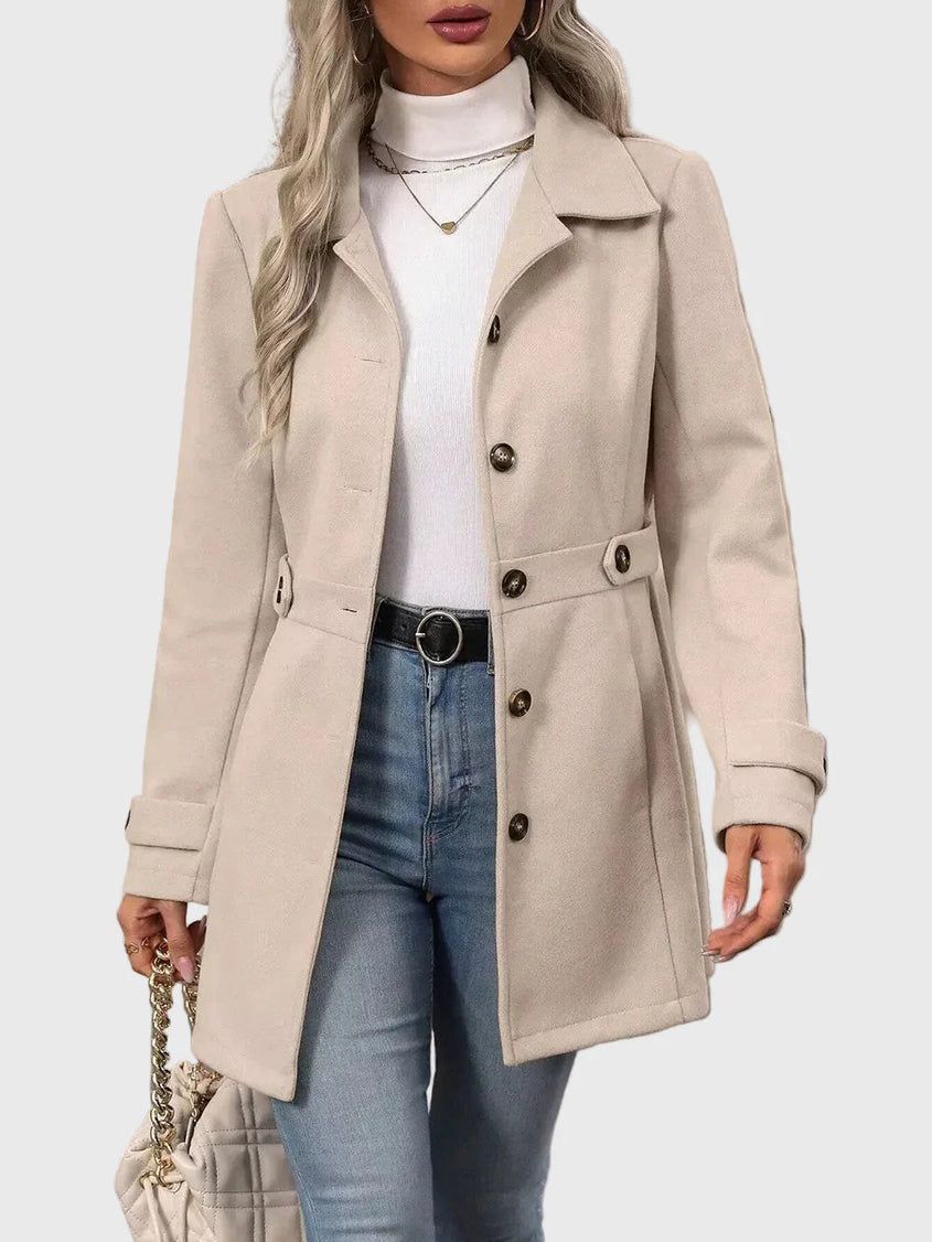 Veronika – Cappotto urbano premium con bottoni Sophie Milano