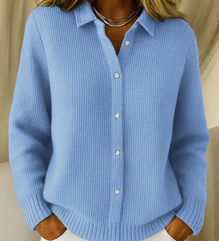 Katrina | Textured Knit Button Cardigan