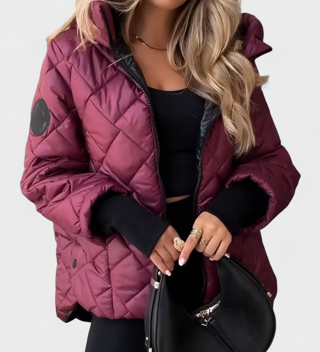 Ema™ | Giacca elegante con cappuccio