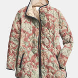 Naya | Giacca Vintage Floreale Trapuntata Casual