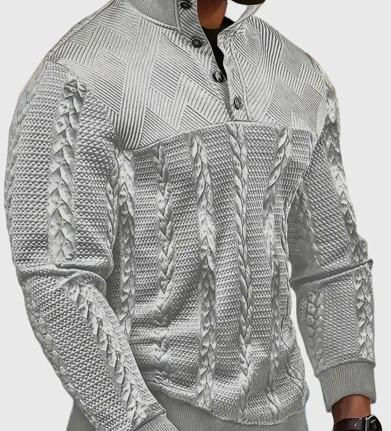 Dawson - Maglione Henley a maniche lunghe con righe