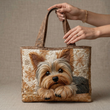 Borsa artigianale trapuntata con Yorkshire tenero