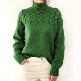 Elena | Maglione caldo con collo alto