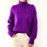 Elena | Maglione caldo con collo alto