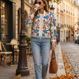 Tabitha™ | Giardino Botanico Zip Cardigan Floreale