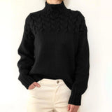 Elena | Maglione caldo con collo alto